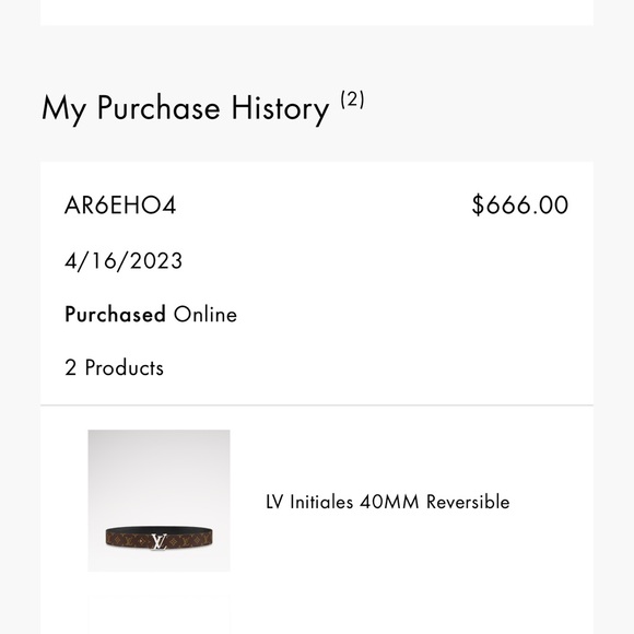 LV Initiales 40mm Reversible - Picture 10 of 10
